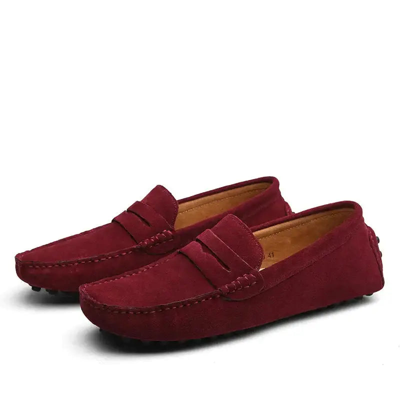 Forest-Leather Casual Loafers