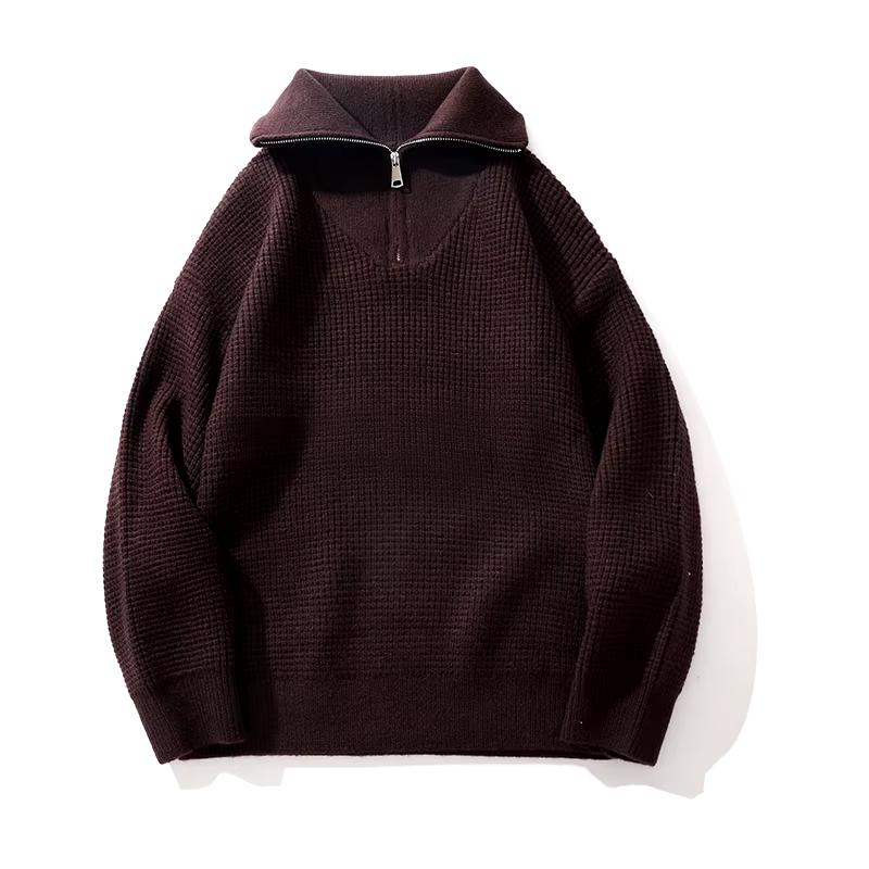 Jakarta-Verdickter Strickpullover
