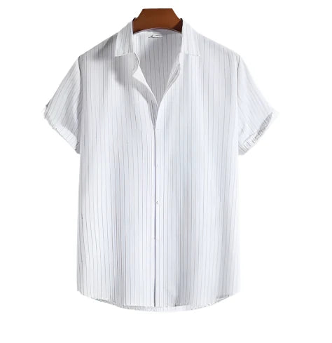 Malmö-Short Sleeve Striped Polo Shirt