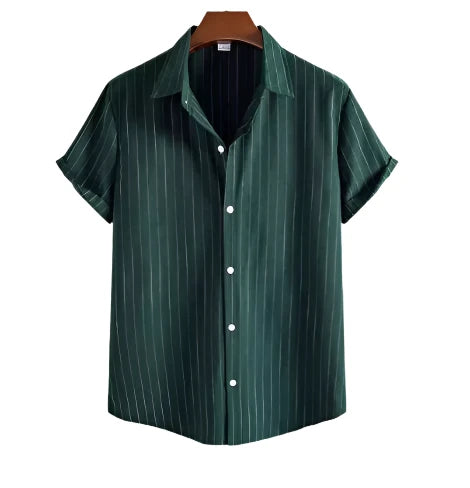 Malmö-Short Sleeve Striped Polo Shirt