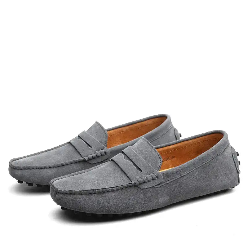 Forest-Leather Casual Loafers