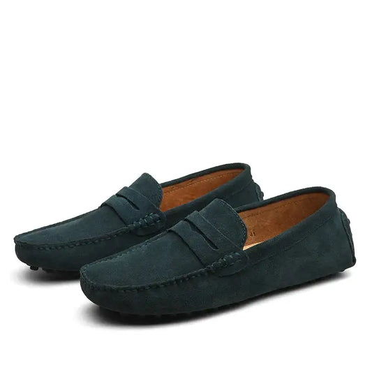 Forest-Leather Casual Loafers