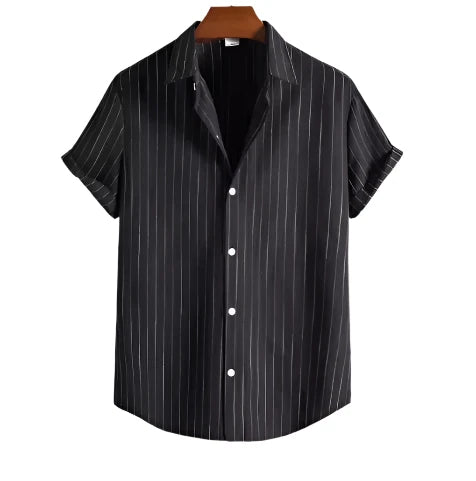 Malmö-Short Sleeve Striped Polo Shirt